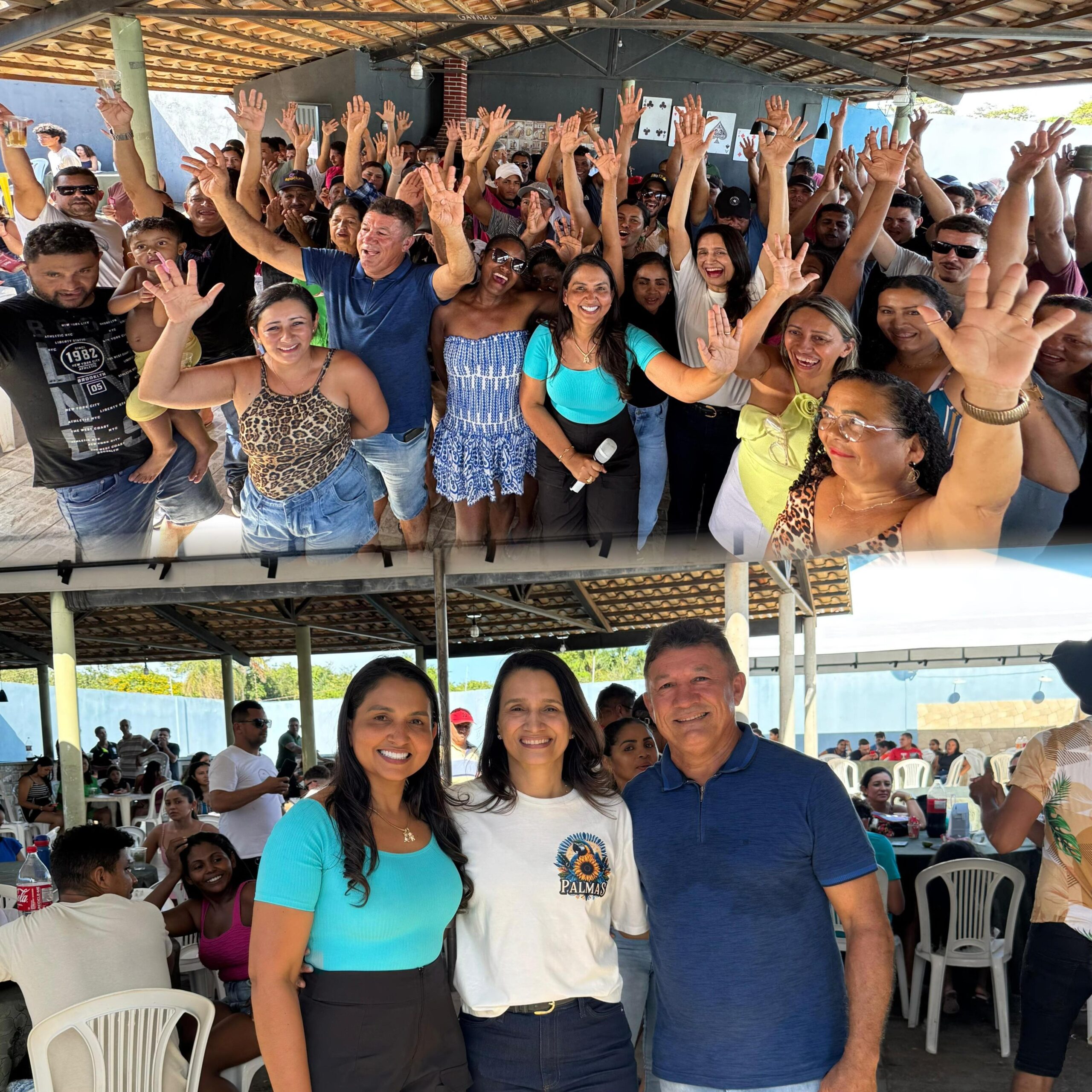 Deputada Vanda e vereador Márcio Reis homenageiam garis de Palmas com festa: Polyanna Siqueira participa e elogia iniciativa